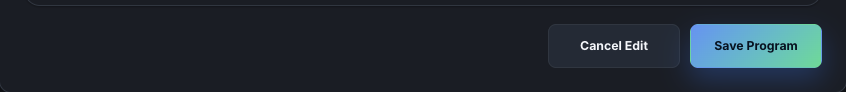 The Save Program button at the bottom of the editor.